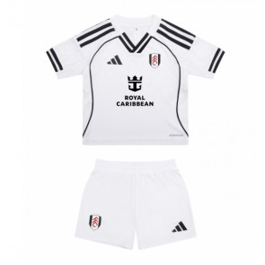 Fulham Hjemmebanetrøje Børn 2025-26 Kortærmet (+ Korte bukser)